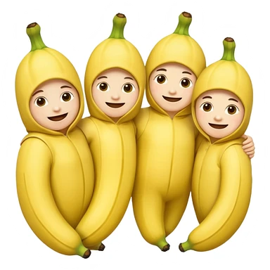 Team banana sticker