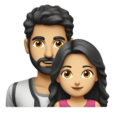 Persian boyfriend with German Girlfriend  sticker