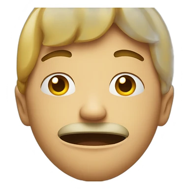 Face with emotionl drama sticker