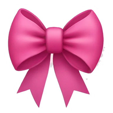 small bow that you can attach to other emoji sticker