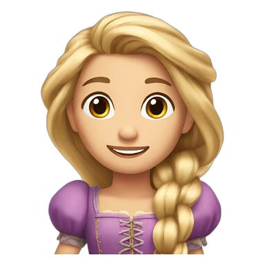 Rapunzel sticker