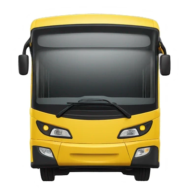 Autobús amarillo feo sticker