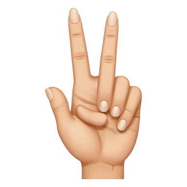 Middle finger in face sticker