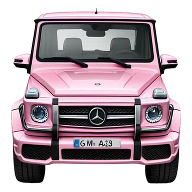 entire Mercedes-Benz G63 AMG elegance light pink sticker