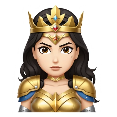 Wonder Woman superhero sticker