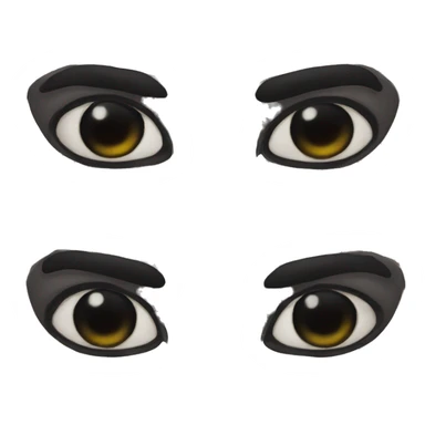 Black panther  eyes  sticker