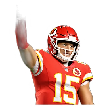Patrick mahomes waving sticker
