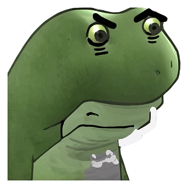 Super idol as hostile SCP-096 zombie with very small almost camouflaged pupils facing down and the upper face is grayish white and whitish gray while the lower jaw and rest of the body including hand and arm is just grayish black and the background is pitch black sticker