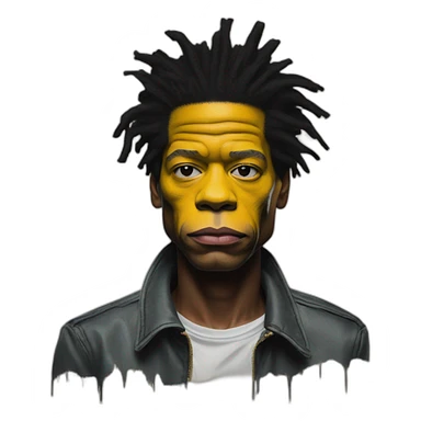 basquiat sticker