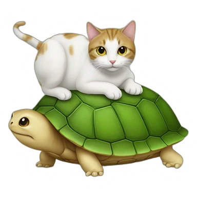 CaT on a turtle sticker