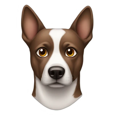 Perro manchado en un ojo sticker