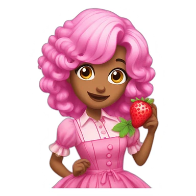 berry loves dolly sticker