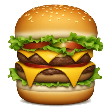 Burger sticker