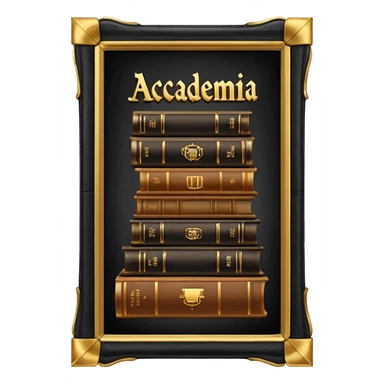 Academia sticker