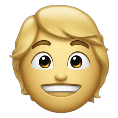 Visage qui fond sticker