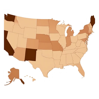 Inwonersaantal Verenigde Staten sticker