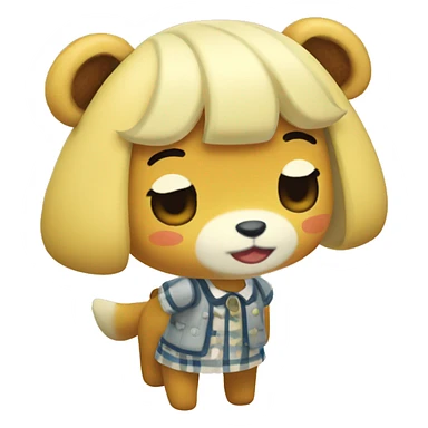 Animal Crossing Isabelle sticker
