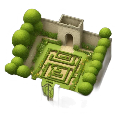 walled garden sticker