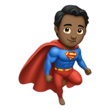Yogi ji Superman  sticker