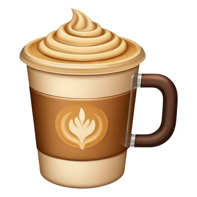 creamy coffee sticker