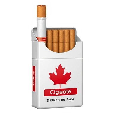 simple cigarette pack emoji sticker
