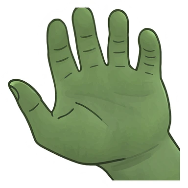 😈with hands mysterious  sticker