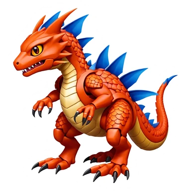 Veemon-Guilmon-Wargreymon-Protogen-Pokémon-Digimon-Fakémon-fusion-hybrid-creature sticker