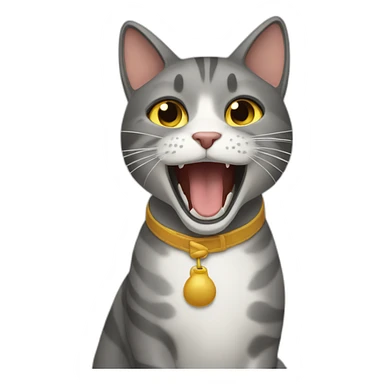 Gato cantando sticker