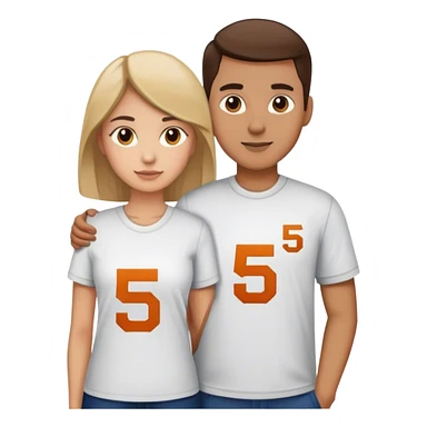 Keep this couple and add 56 to their shirts. Go back to the last couple  sticker