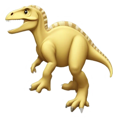 dinosaur carries ancient coin sticker