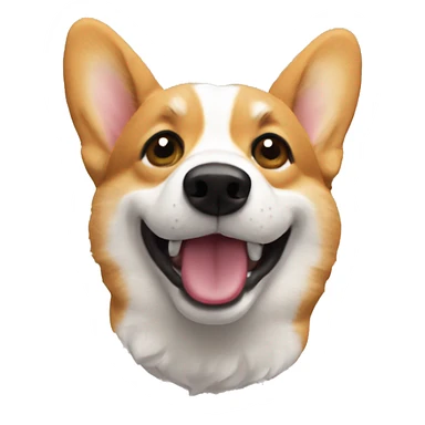 corgi popping sticker