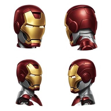René runs iron man sticker
