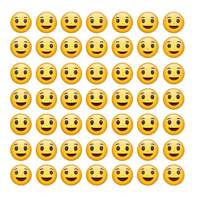 Cute list of emoji sticker