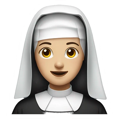 The nun icon sticker