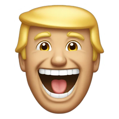 Trump laughing sticker