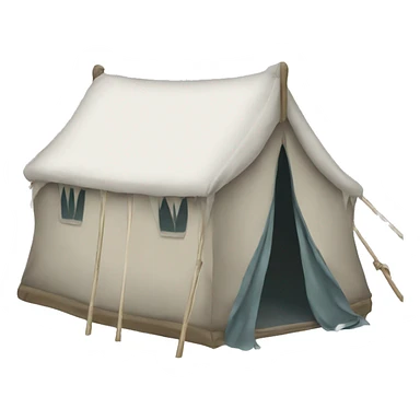 Winter tent sticker