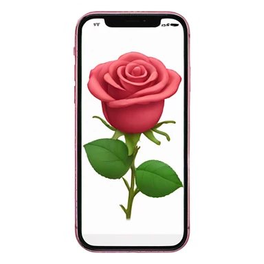 iphone 15 rose  sticker