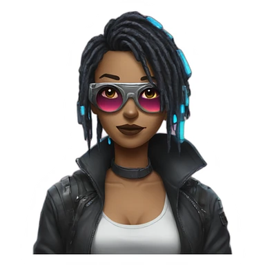 cyberpunk jackie sticker