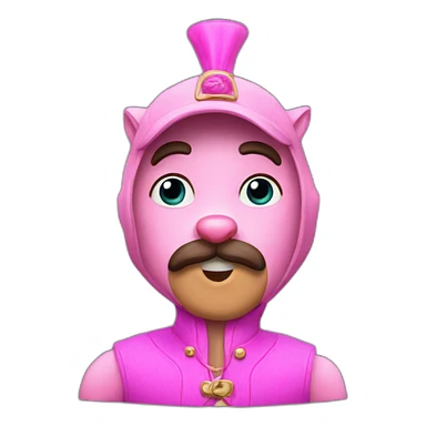 Pink panther show sticker