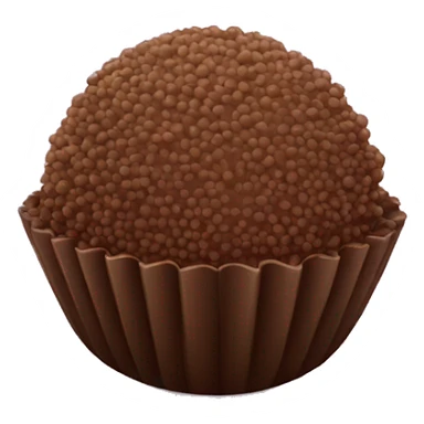 Brigadeiro brazilian little ball candy sticker