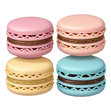 Three Macarons  sticker