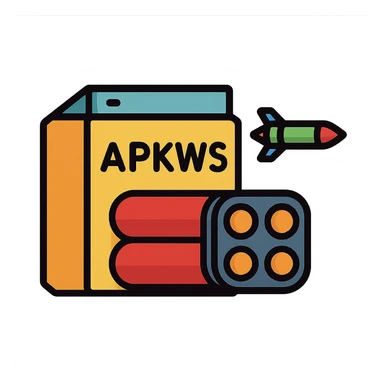 A rocket box with APKWS sticker