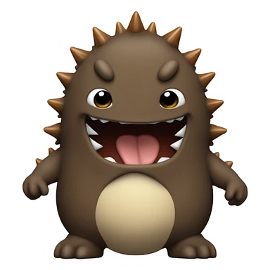 godzilla poop emoji sticker