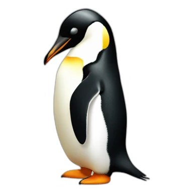 Pinguin-kiss sticker