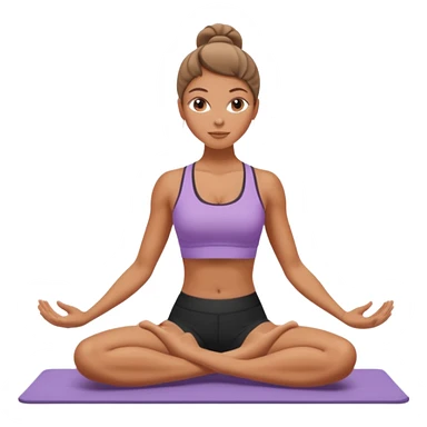 Pilates femme bronzée  sticker