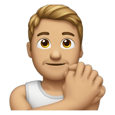 Personne qui fais un coeur avec ses bras sticker