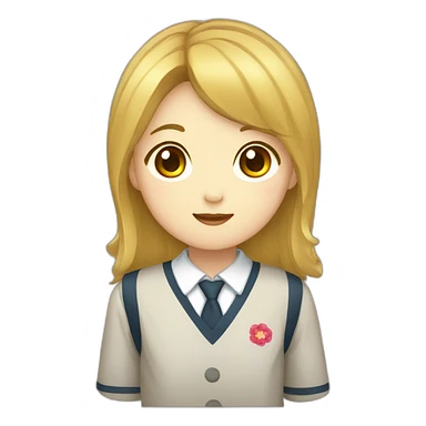 Korean school uniform sticker