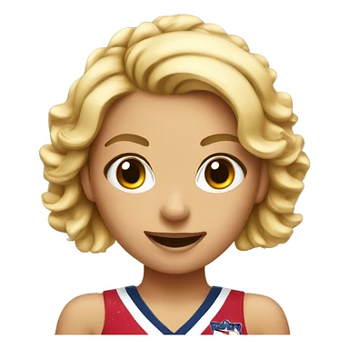 All star cheerleader sticker