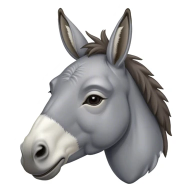 Sleepy donkey sticker