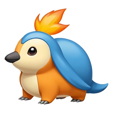 Cyndaquil Pokémon character emoji style sticker